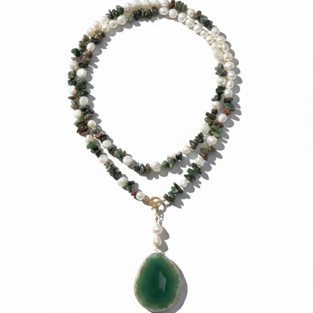 Collar Carmen de piedra natural
