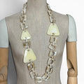 Collar largo resina