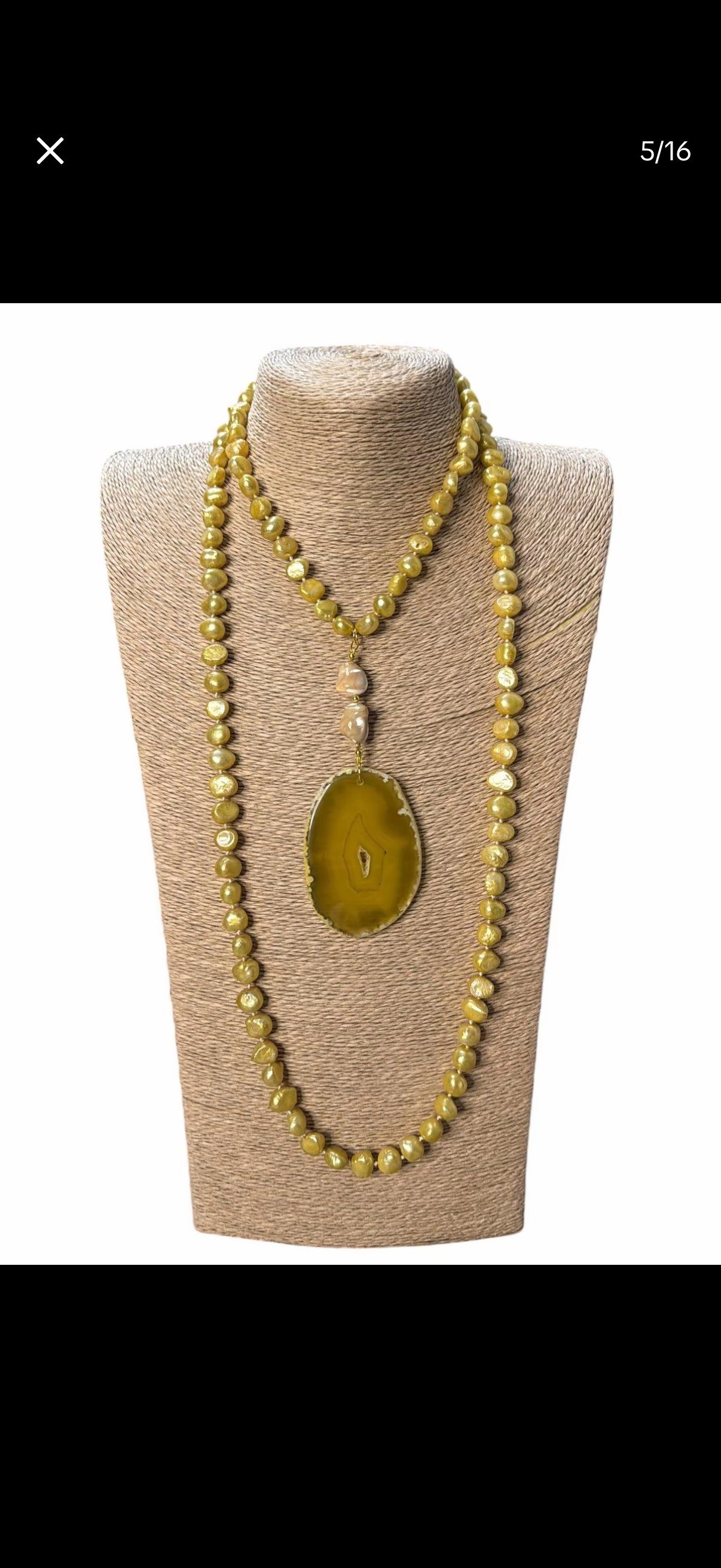 Collar Carmen de piedra natural