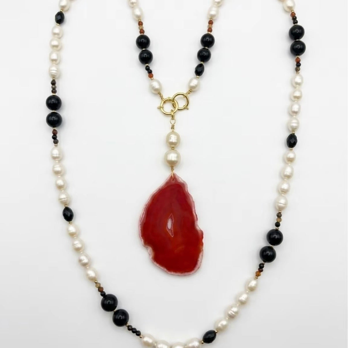 Collar Carmen de piedra natural
