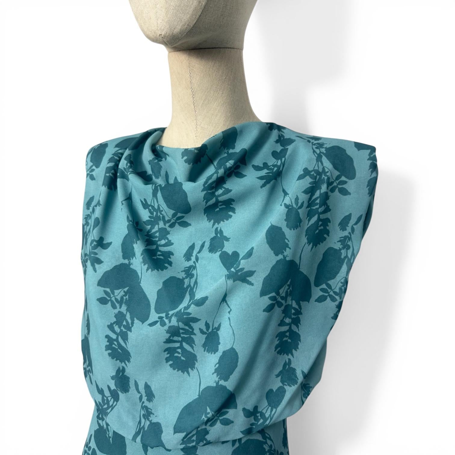 Vestido largo de flores
