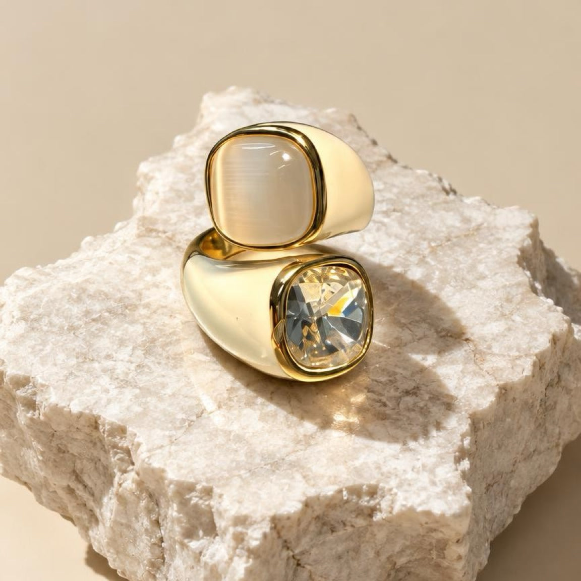 Anillo ajustable nácar