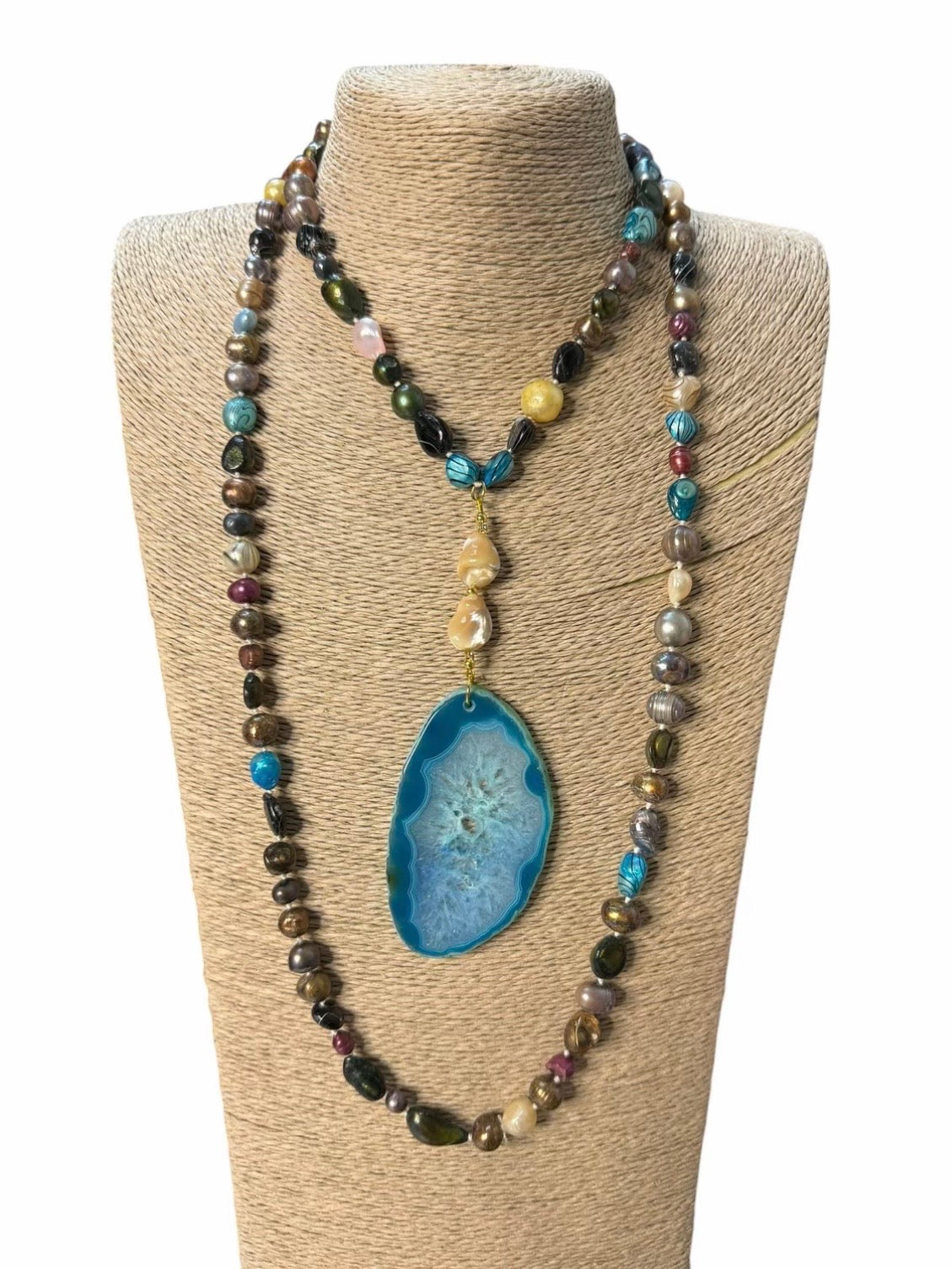 Collar Carmen de piedra natural