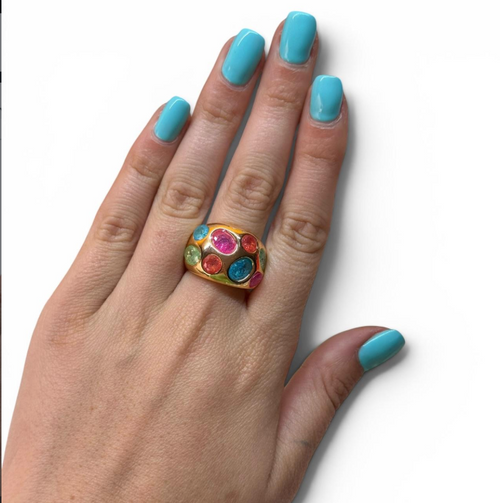 Anillo piedras 8E