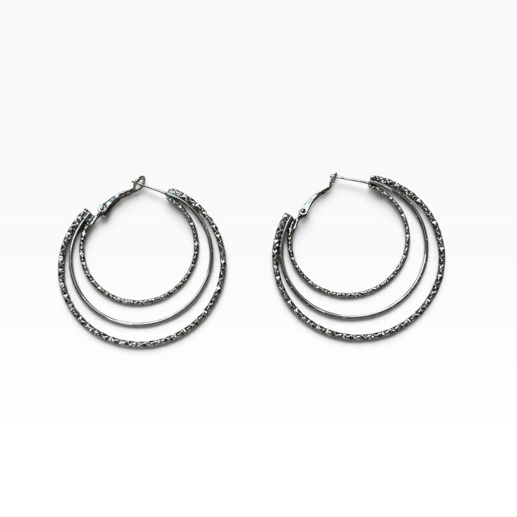 Pendientes Aros triple