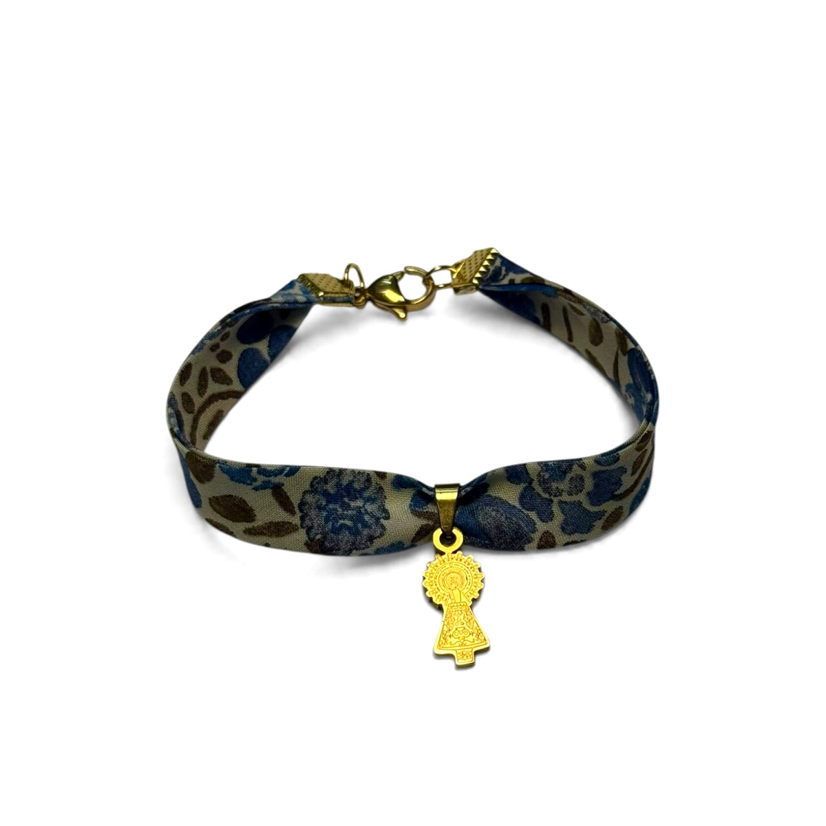 Pulsera de algodón medalla