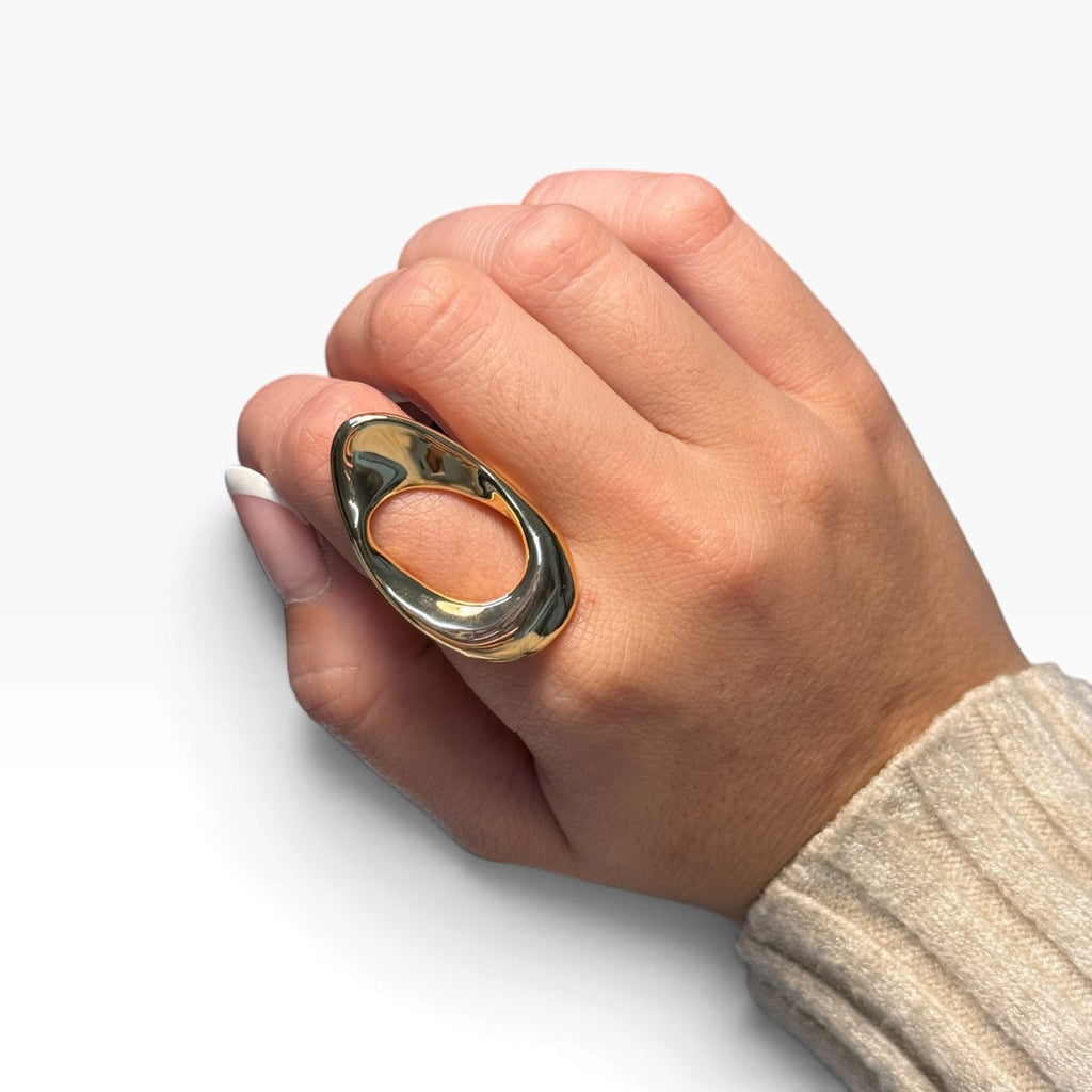 Anillo maxi óvalo