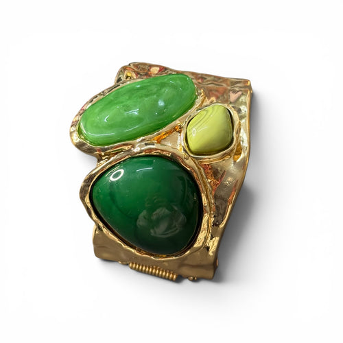 Brazalete tres piedras ajustable