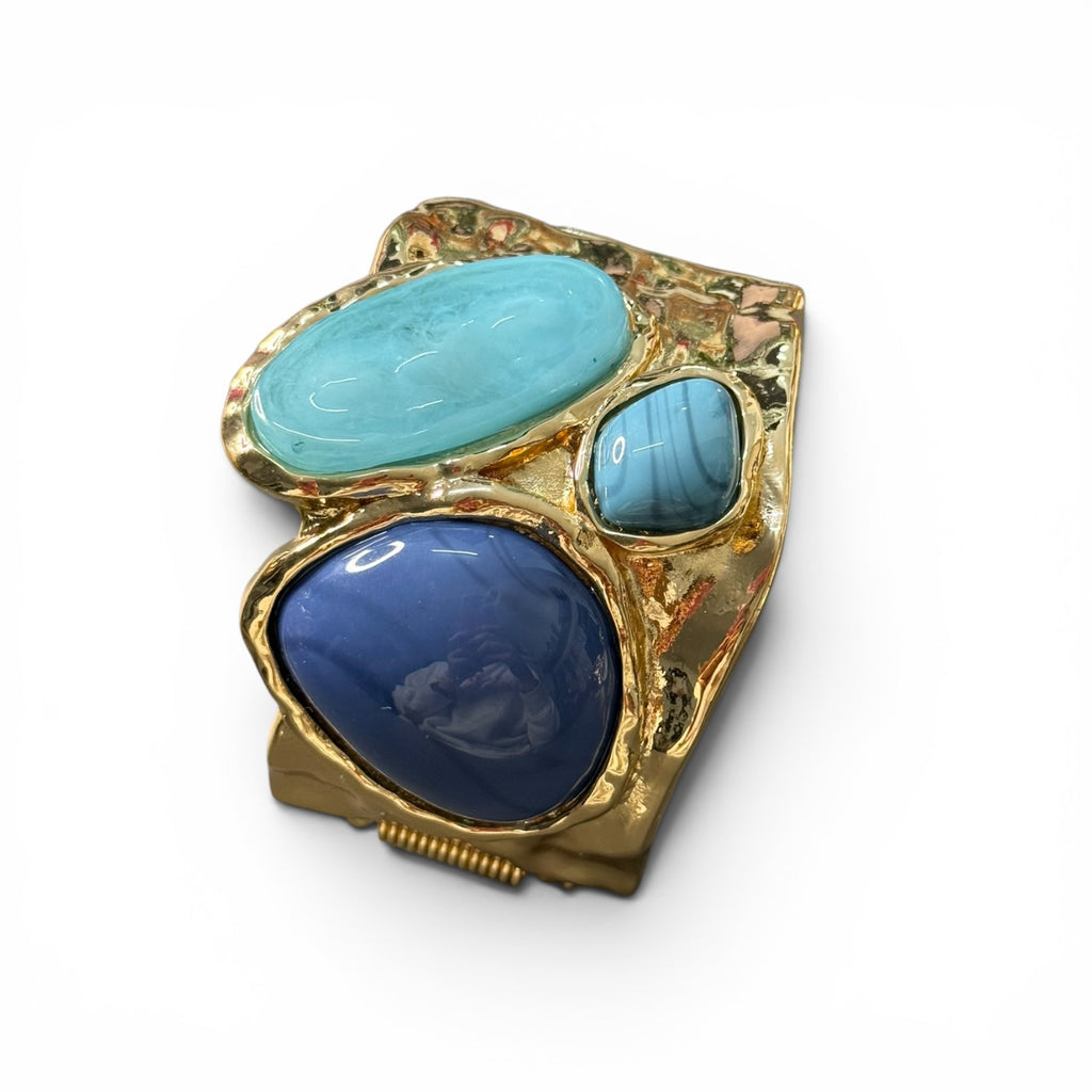 Brazalete tres piedras ajustable