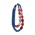 Collar de piedras doble