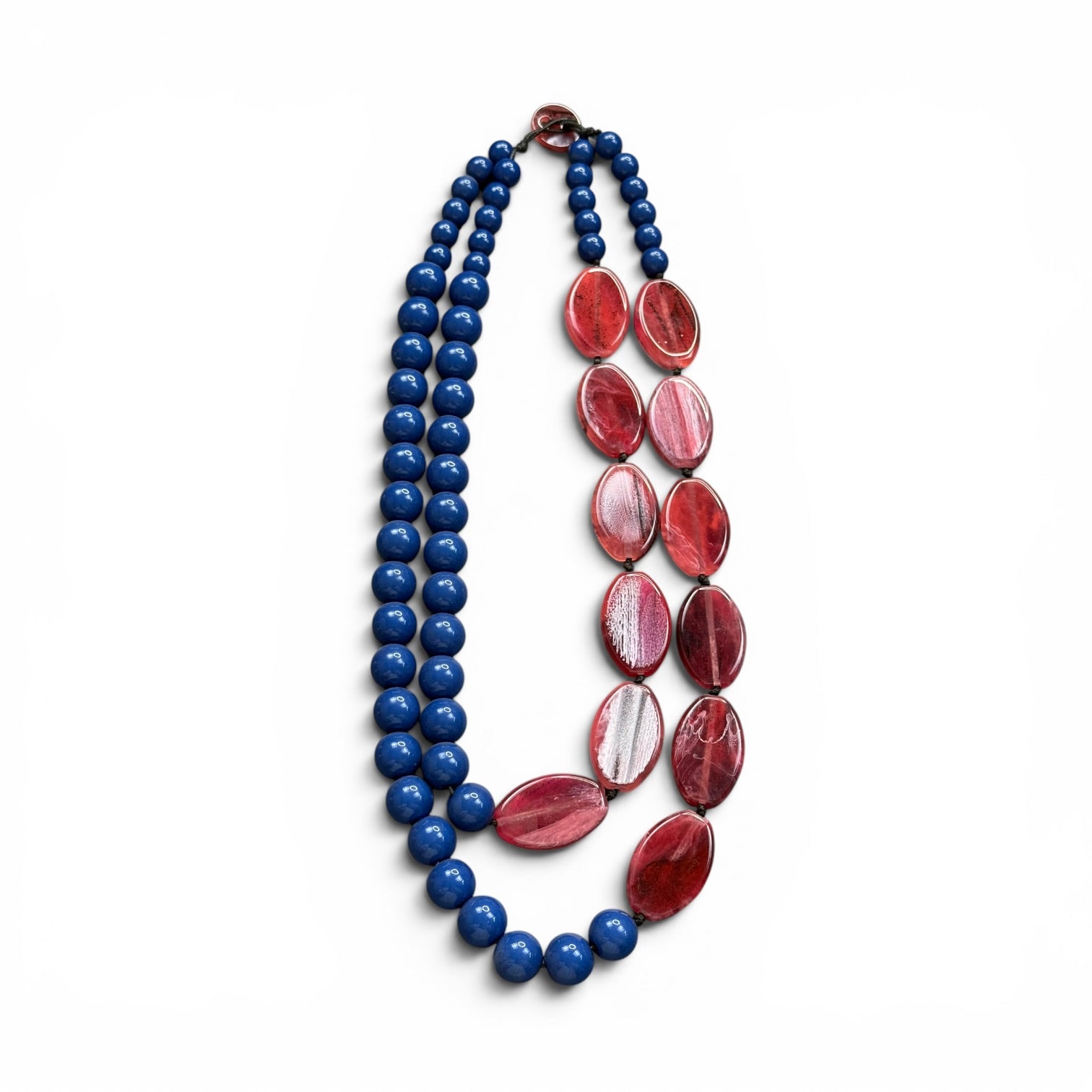 Collar de piedras doble