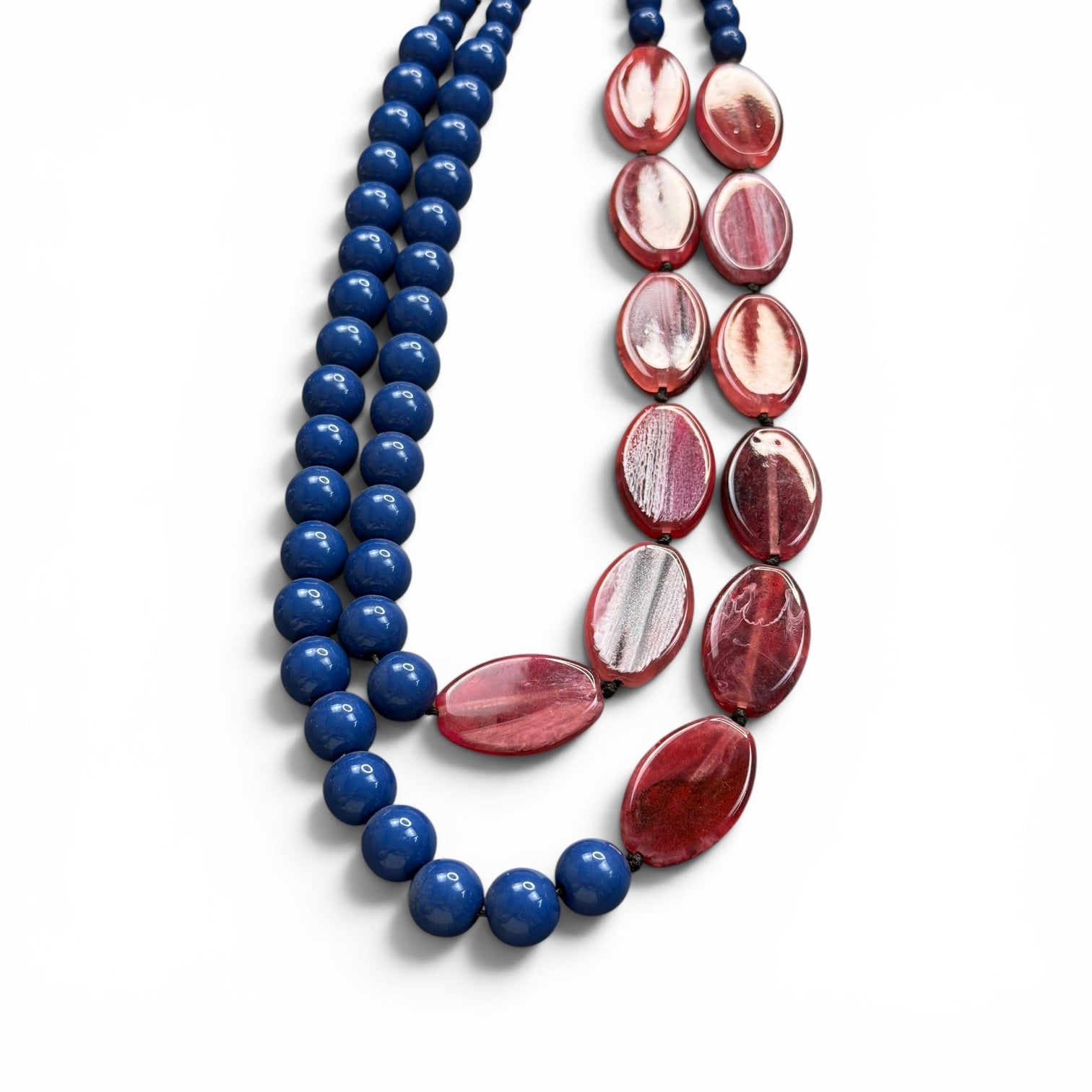 Collar de piedras doble