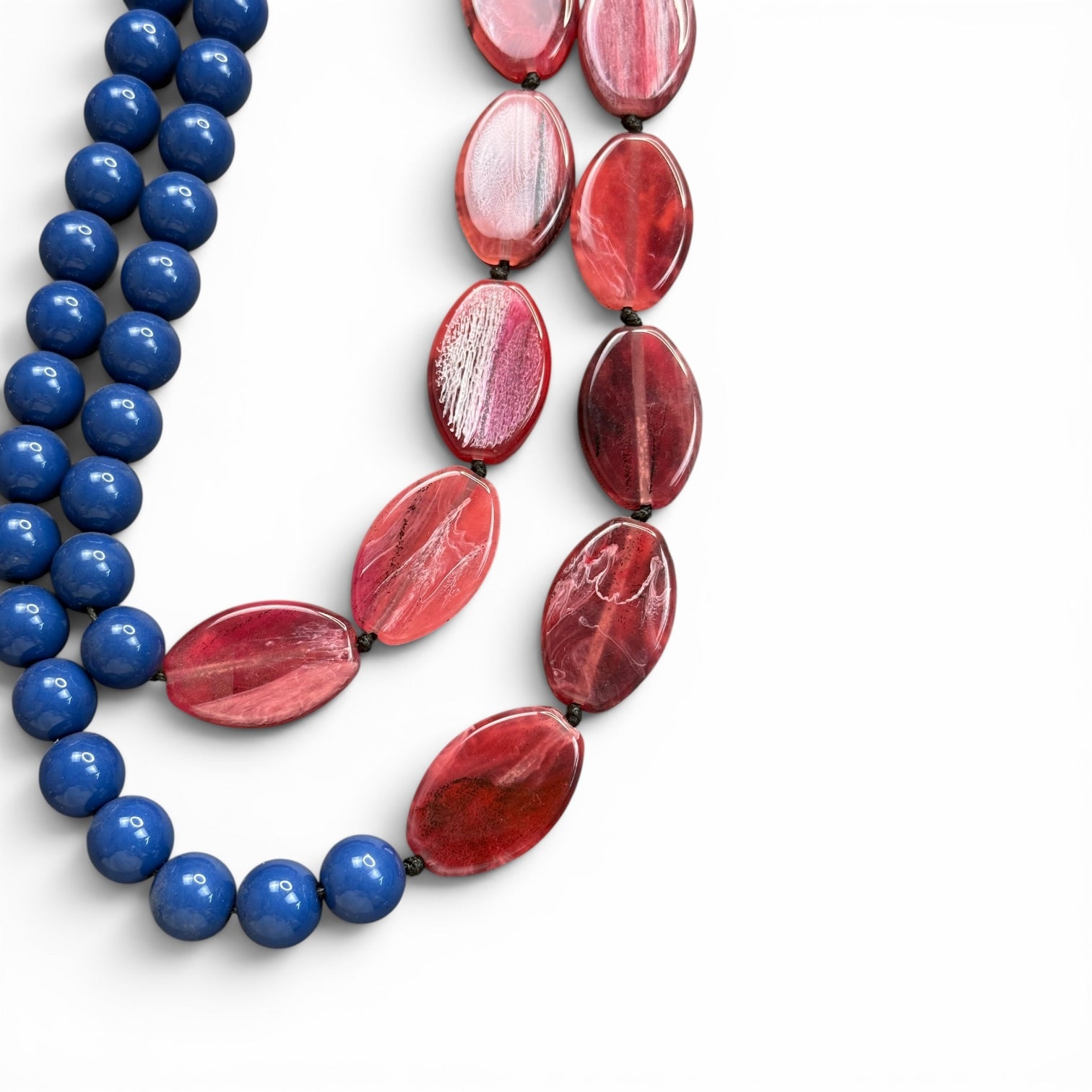 Collar de piedras doble