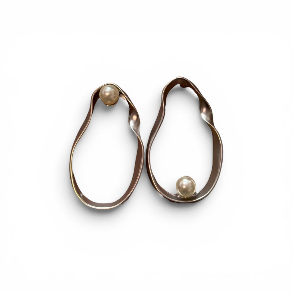 Pendientes Brisa con perla