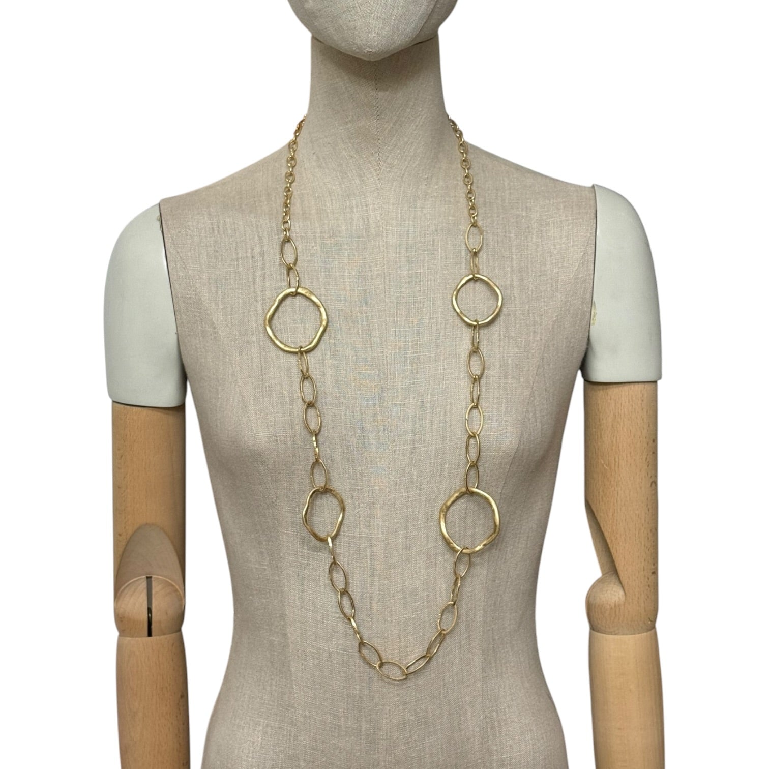 Collar cadena dorada