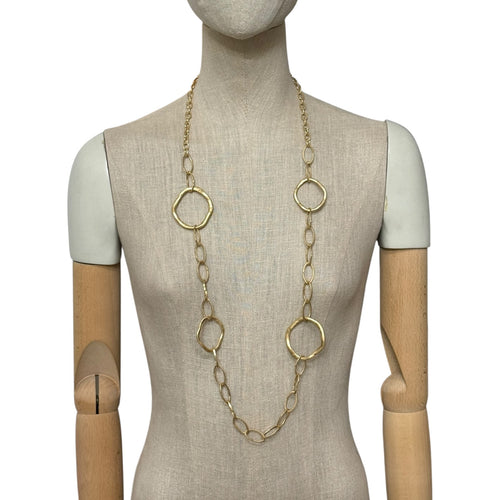 Collar cadena dorada