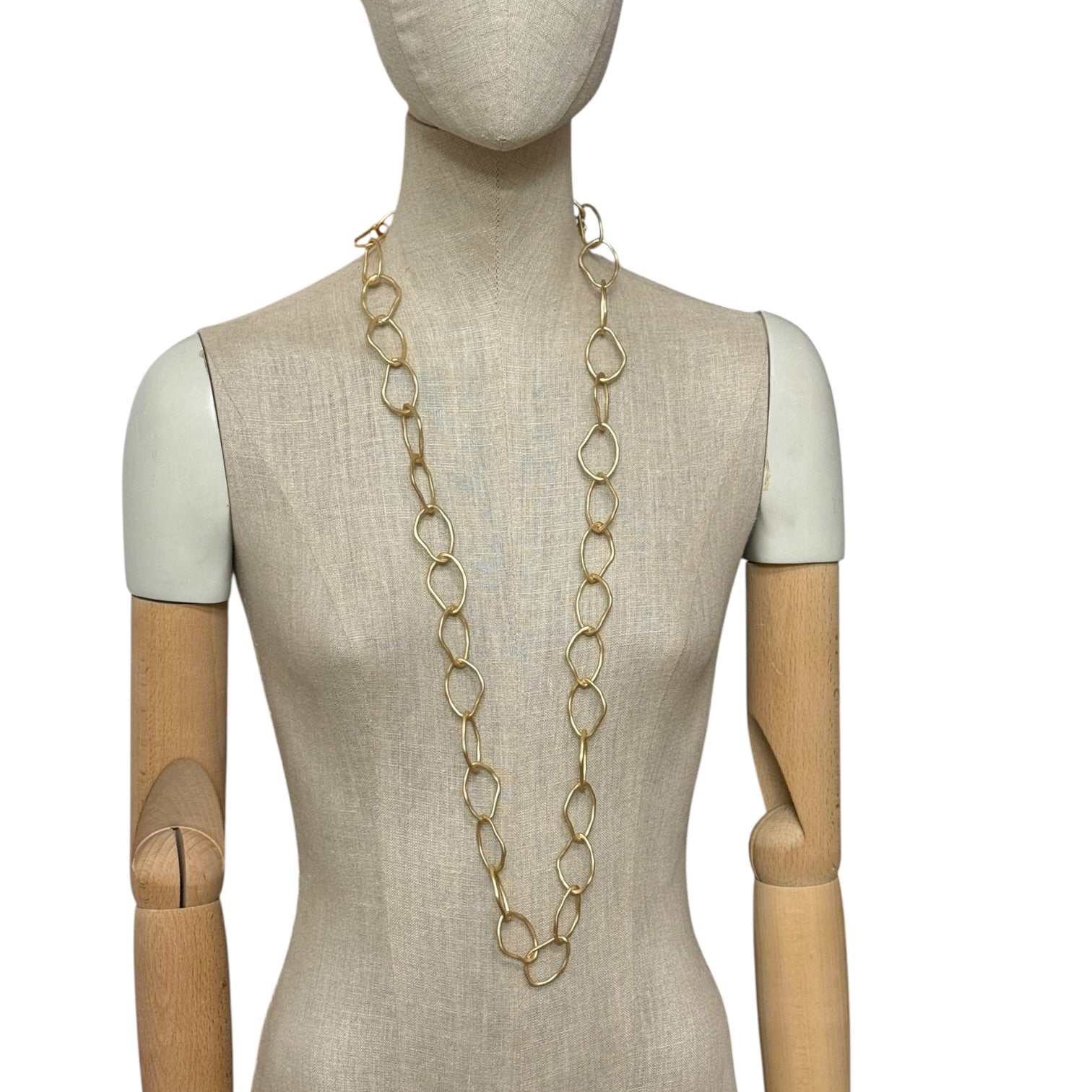 Collar cadena dorada