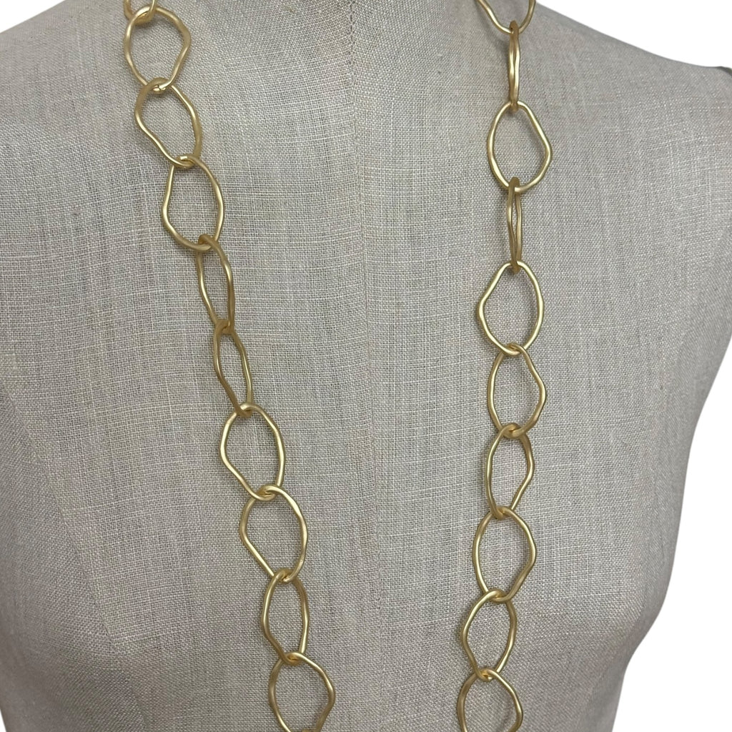 Collar cadena dorada