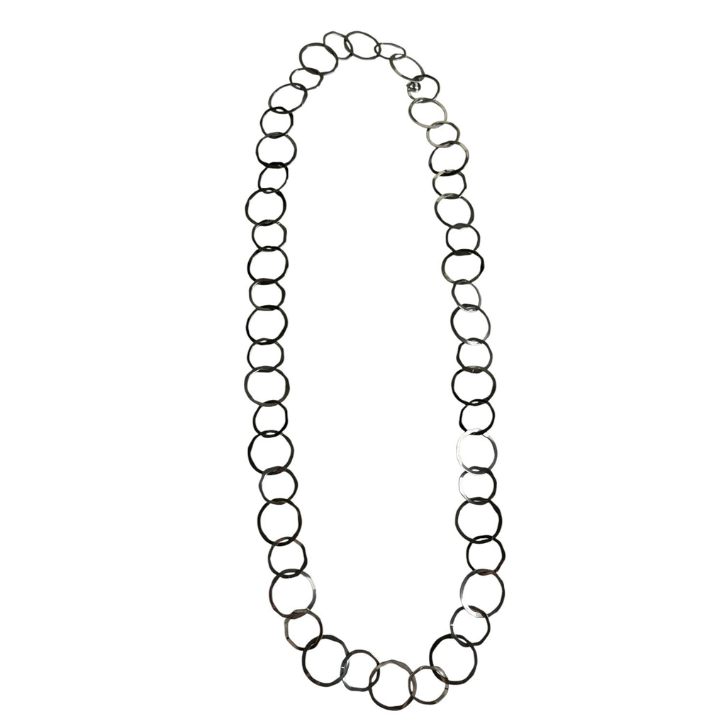 Collar largo de cadena redonda