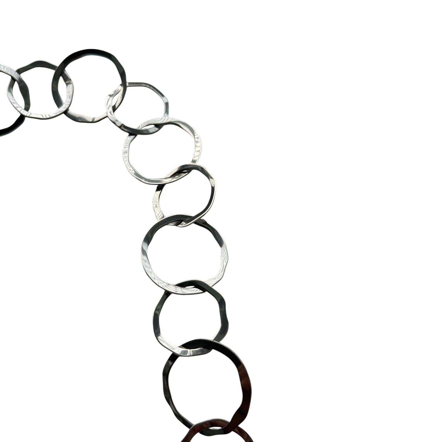 Collar largo de cadena redonda