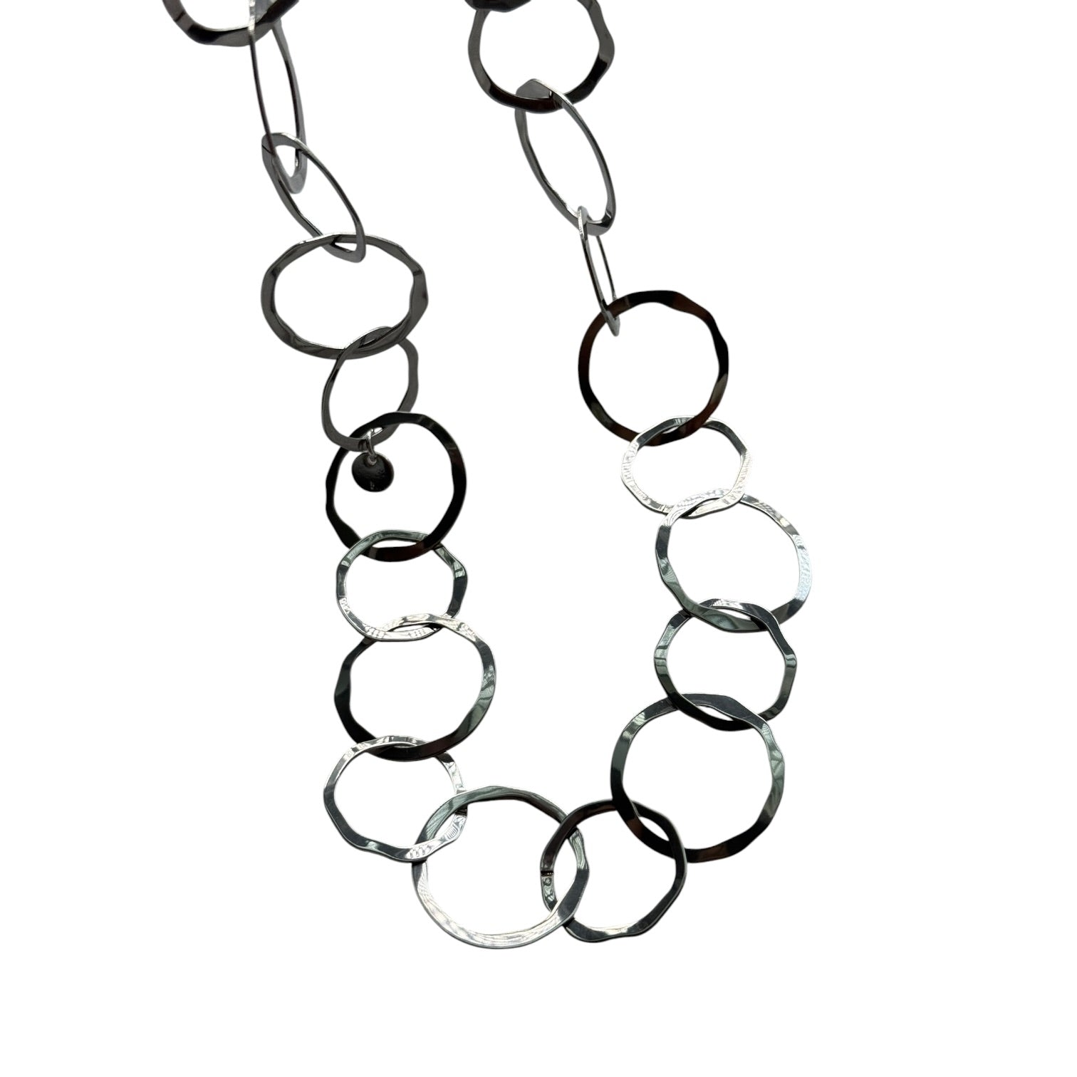 Collar largo de cadena redonda