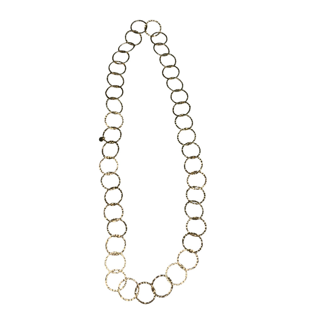 Collar largo de cadena redonda