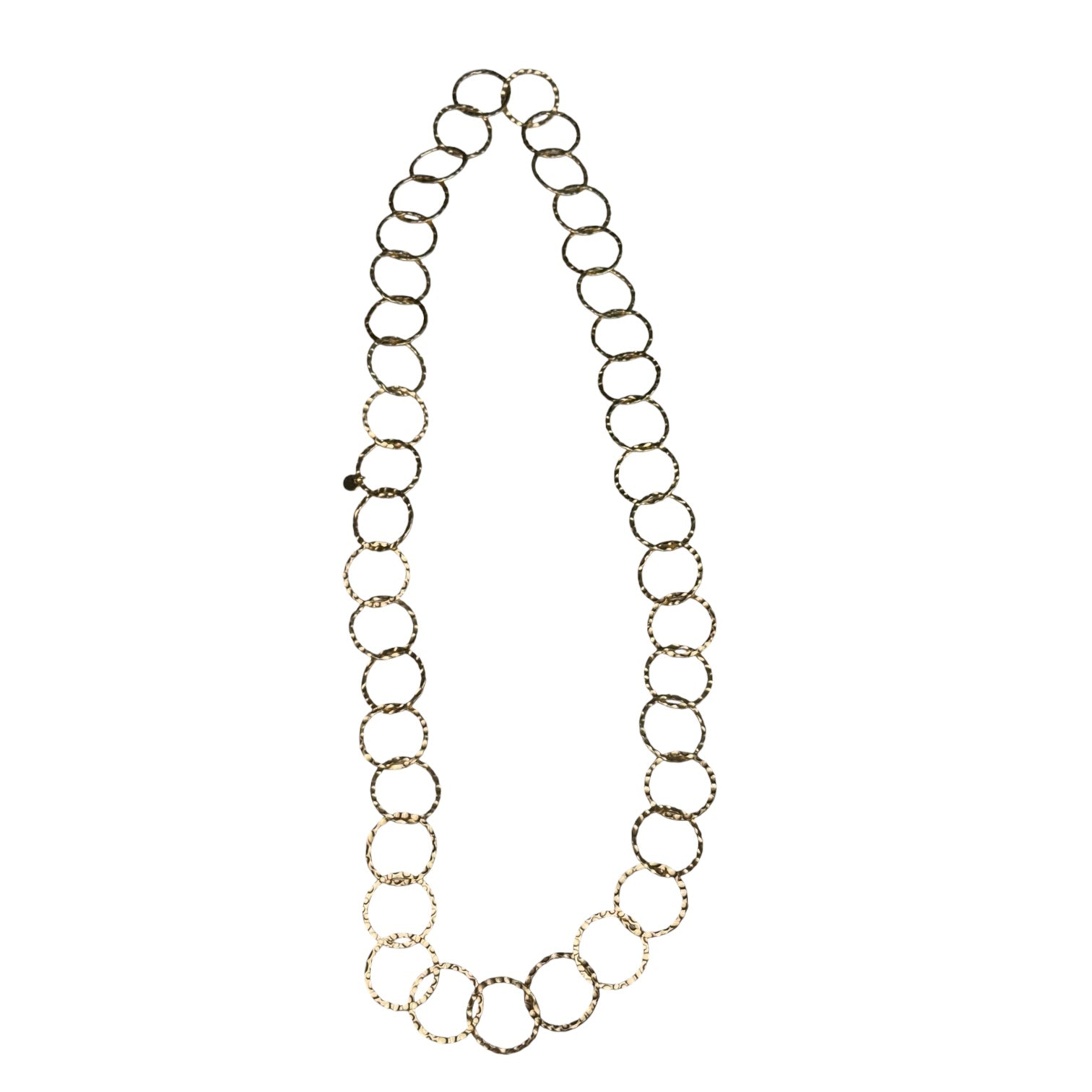 Collar largo de cadena redonda