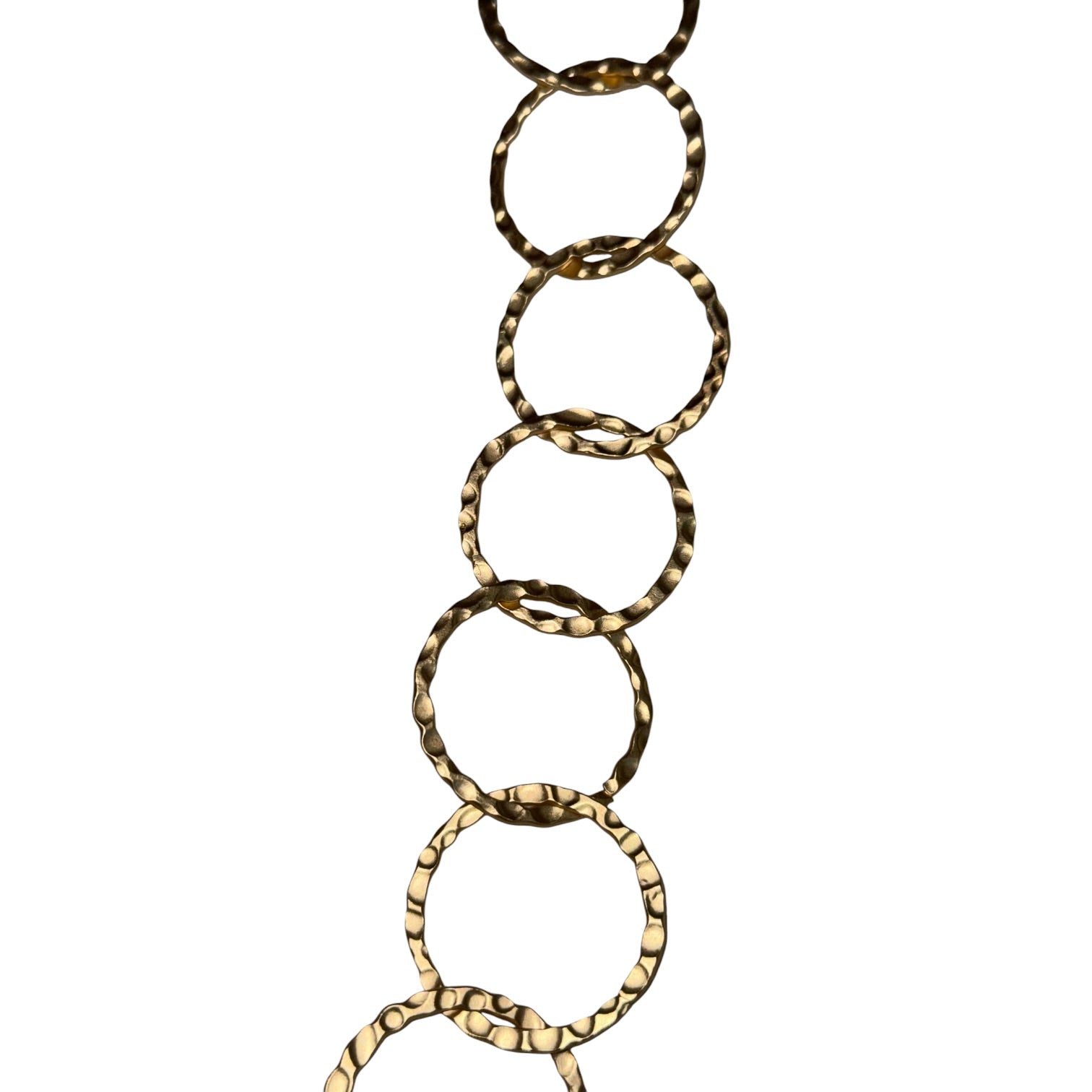 Collar largo de cadena redonda