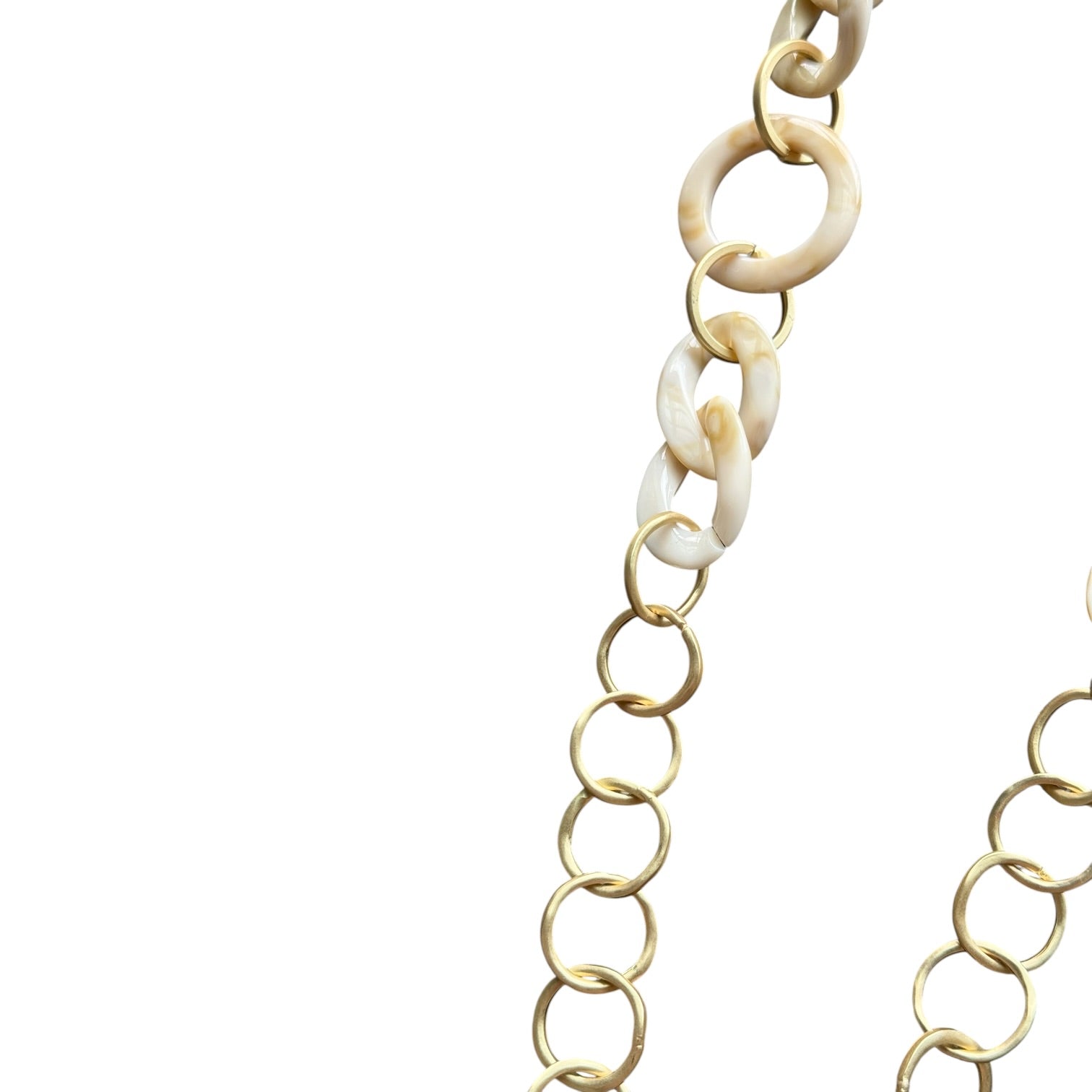 Collar de cadena y resina