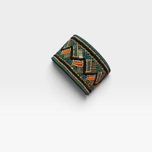 Brazalete ajustable abalorios