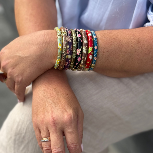 Brazalete barroco de flores
