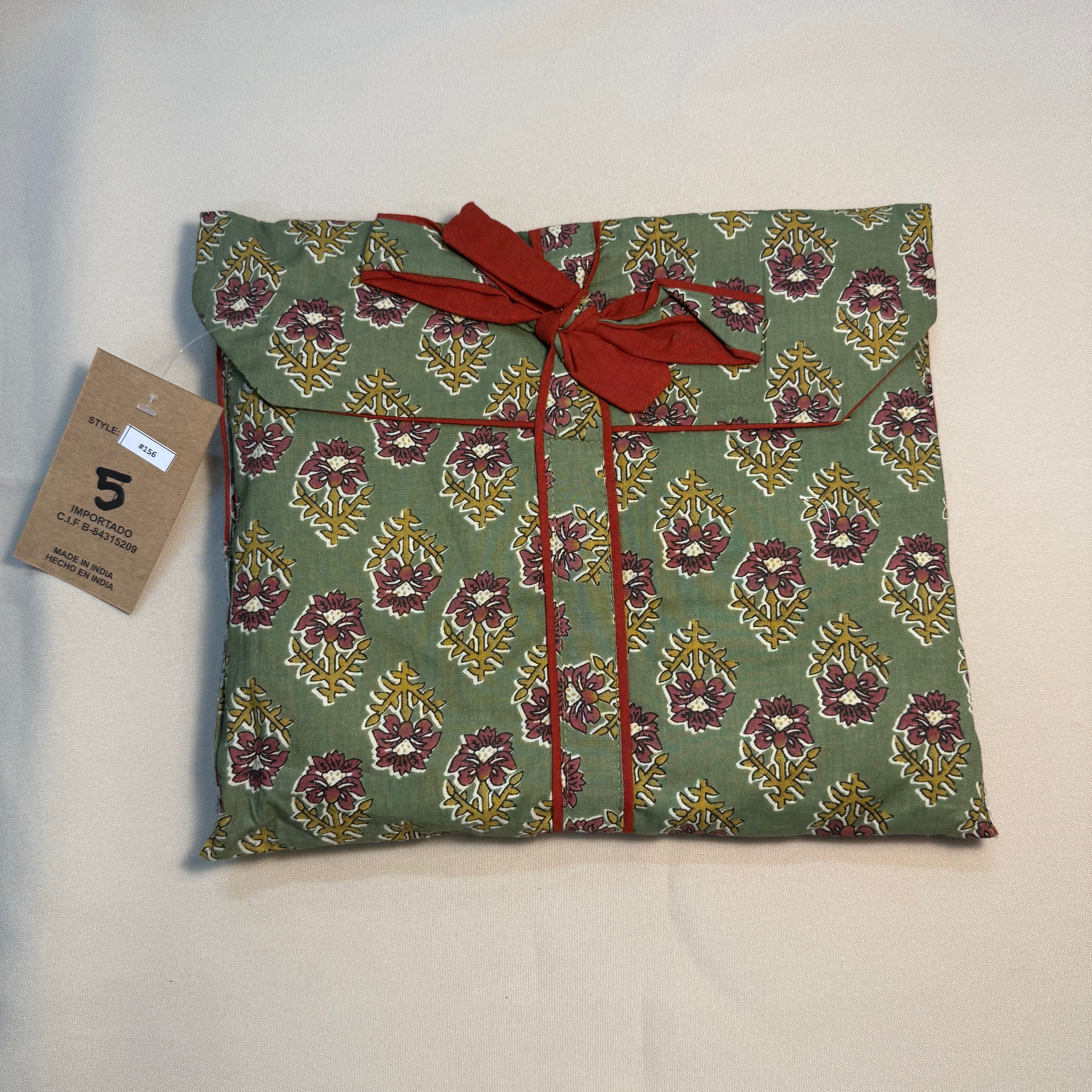 Pijama de algodón estampado