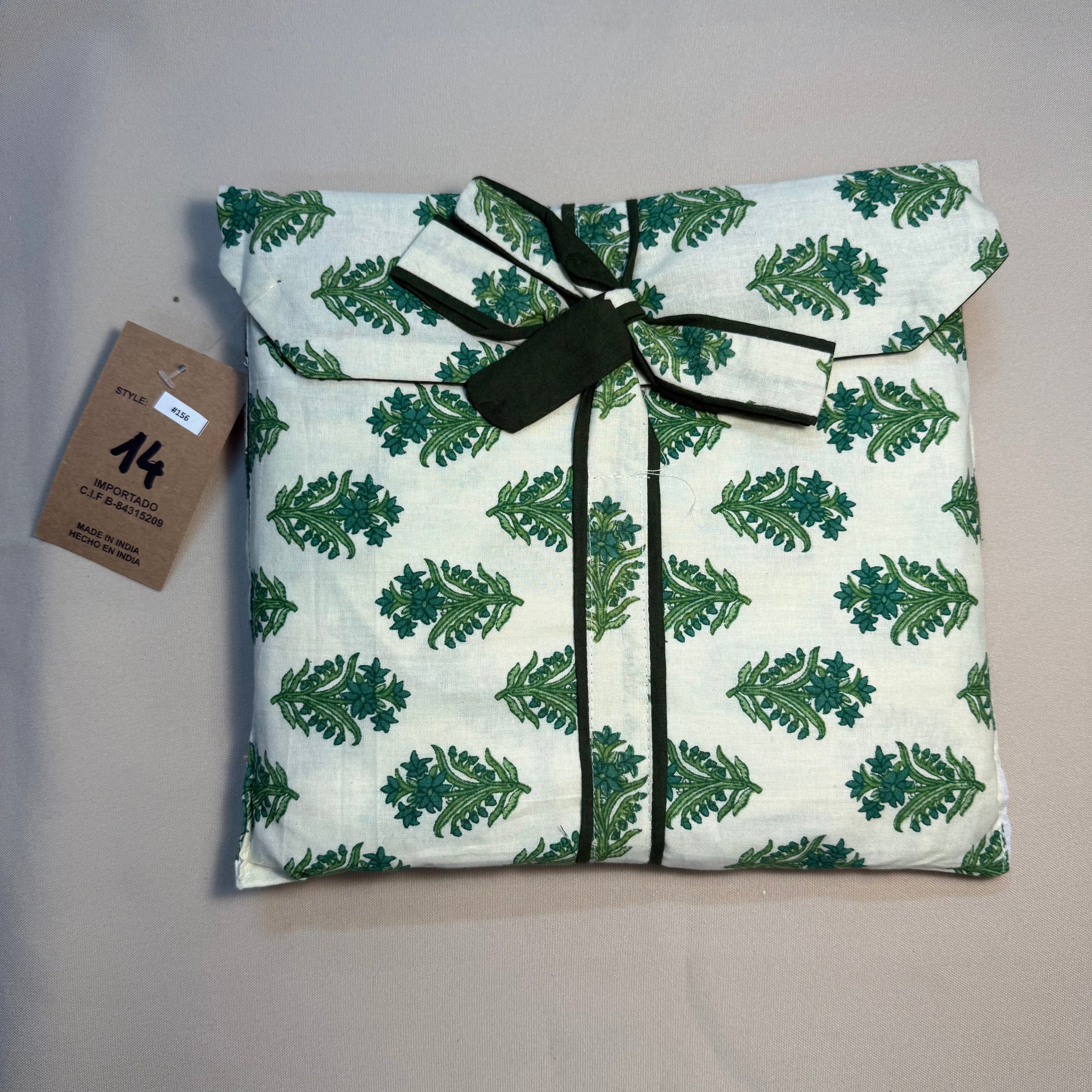 Pijama de algodón estampado