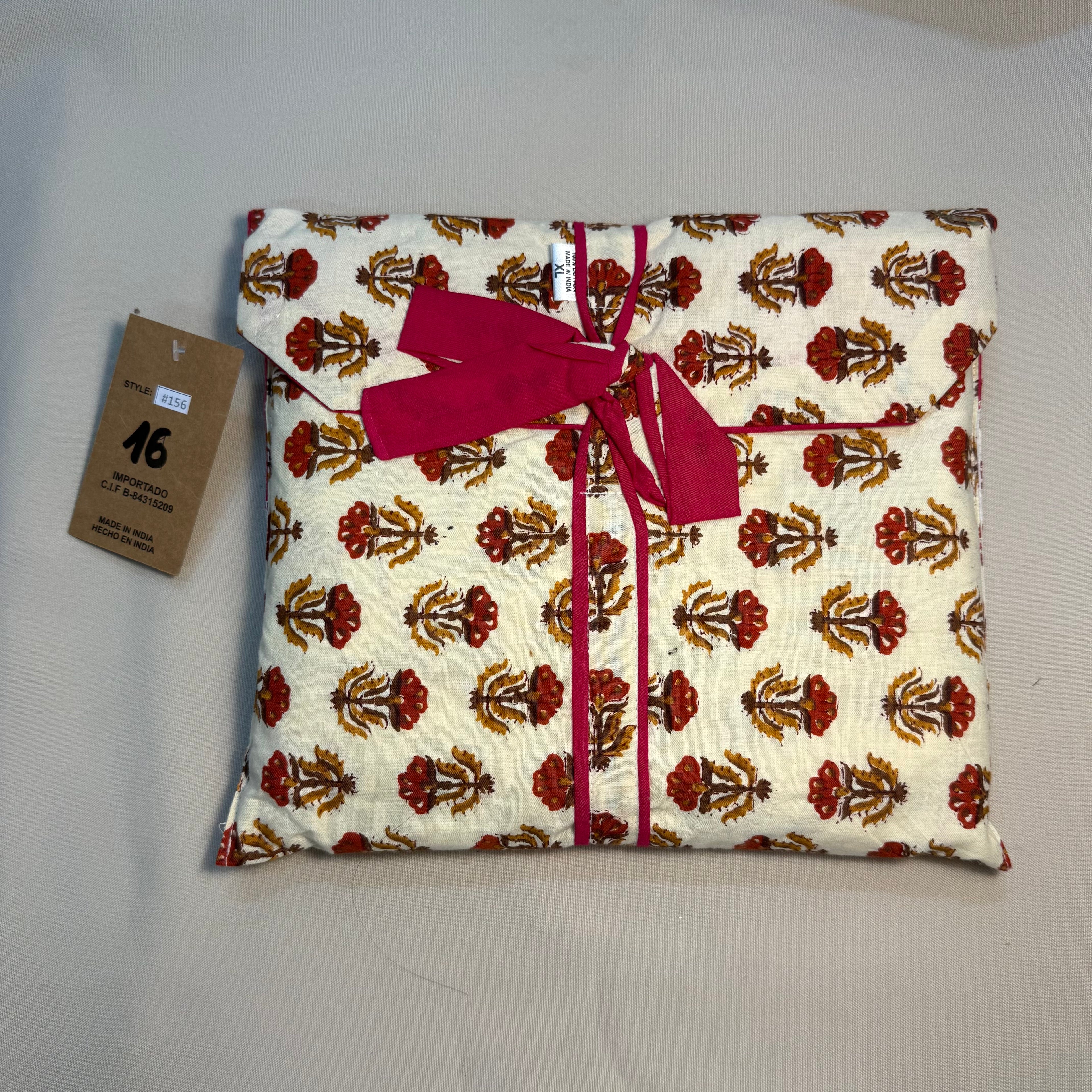 Pijama de algodón estampado