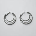Pendientes Aros triple