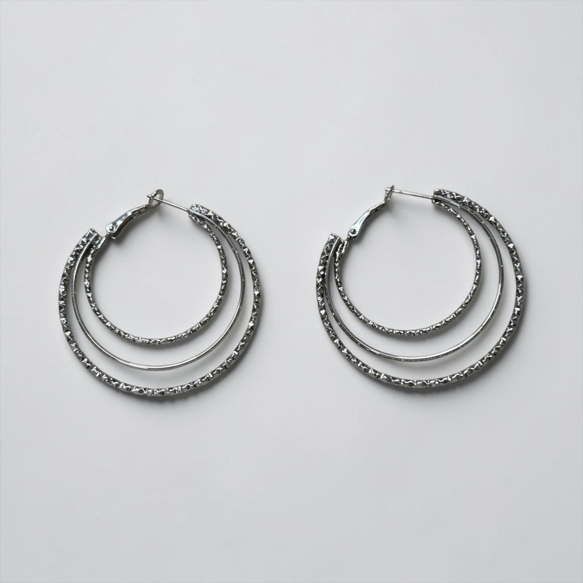Pendientes Aros triple
