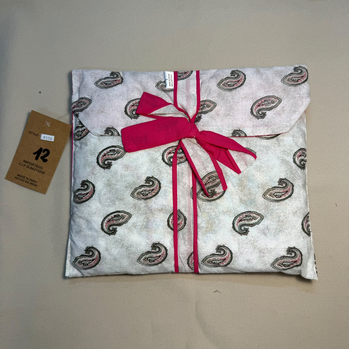 Pijama de algodón estampado